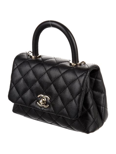 chanel extra mini coco handle|Chanel mini coco handle bag.